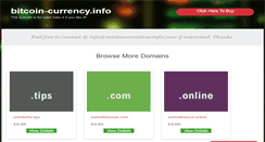 Desktop Screenshot of bitcoin-currency.info